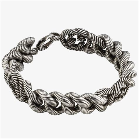 gucci bracelet yba5997390010|Designer Silver Bracelets .